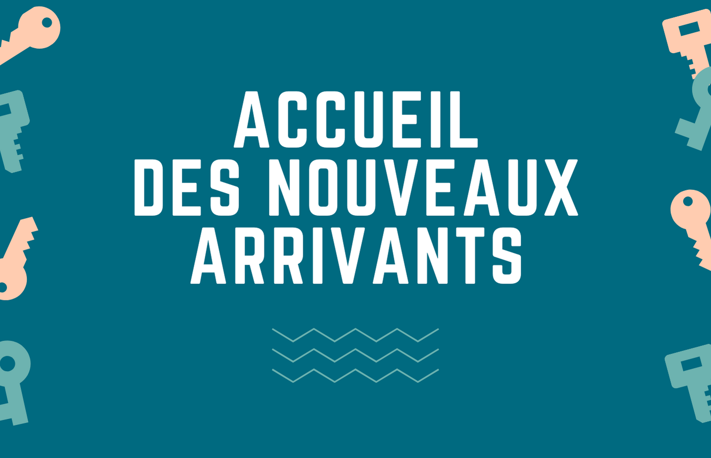 Accueil des nouveaux arrivant bandeau
