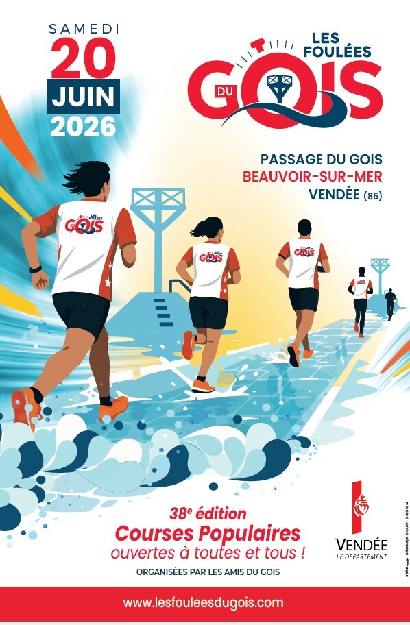 Affiche Foulées du Gois 2026