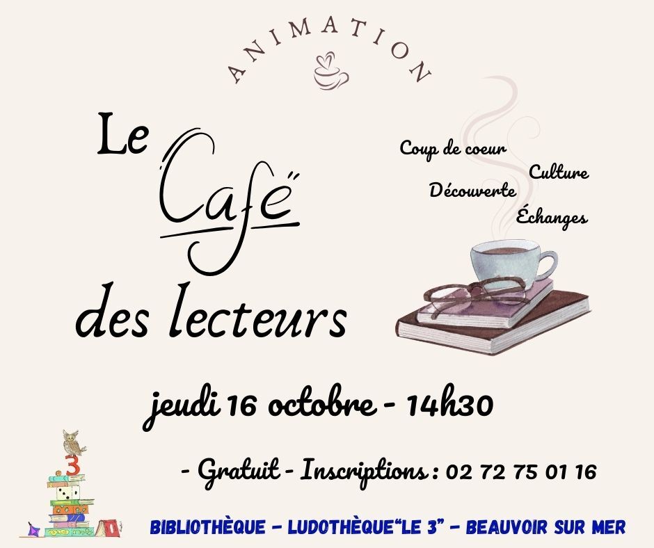affiche publication café des lecteurs