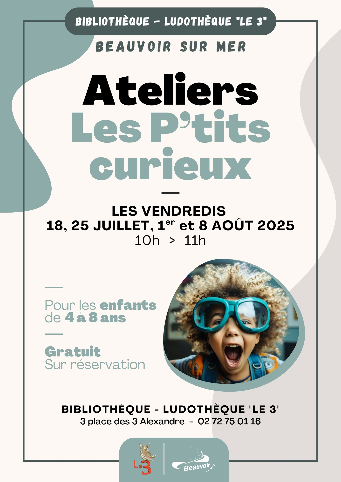 Ateliers « les P’tits curieux » 2025
