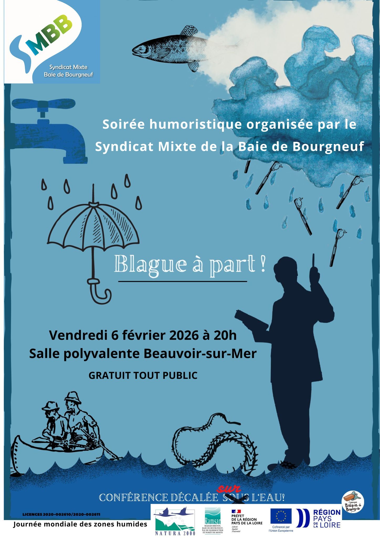 Conférence humouristique eau SMBB