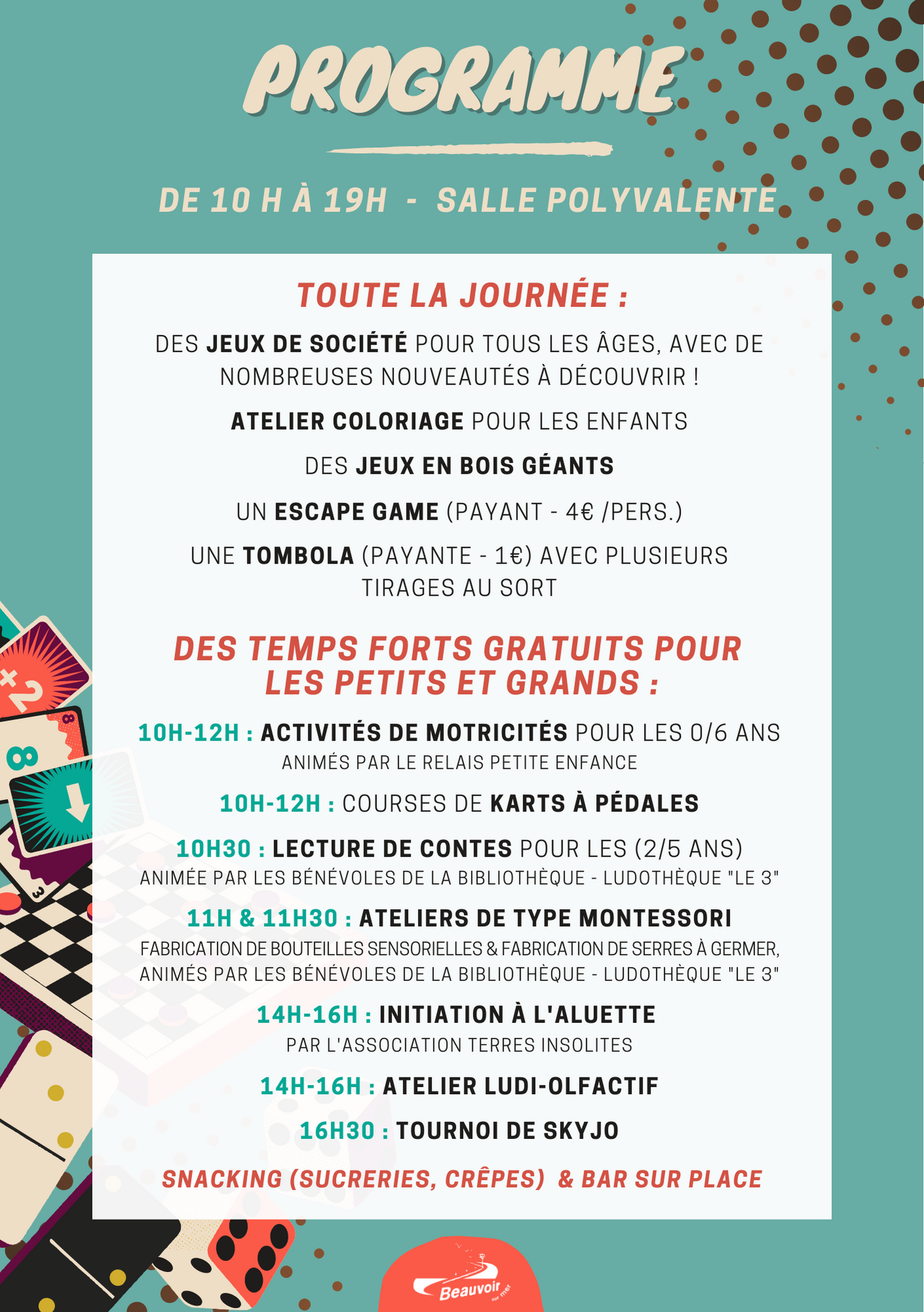 Fête du Jeu 2023 programme