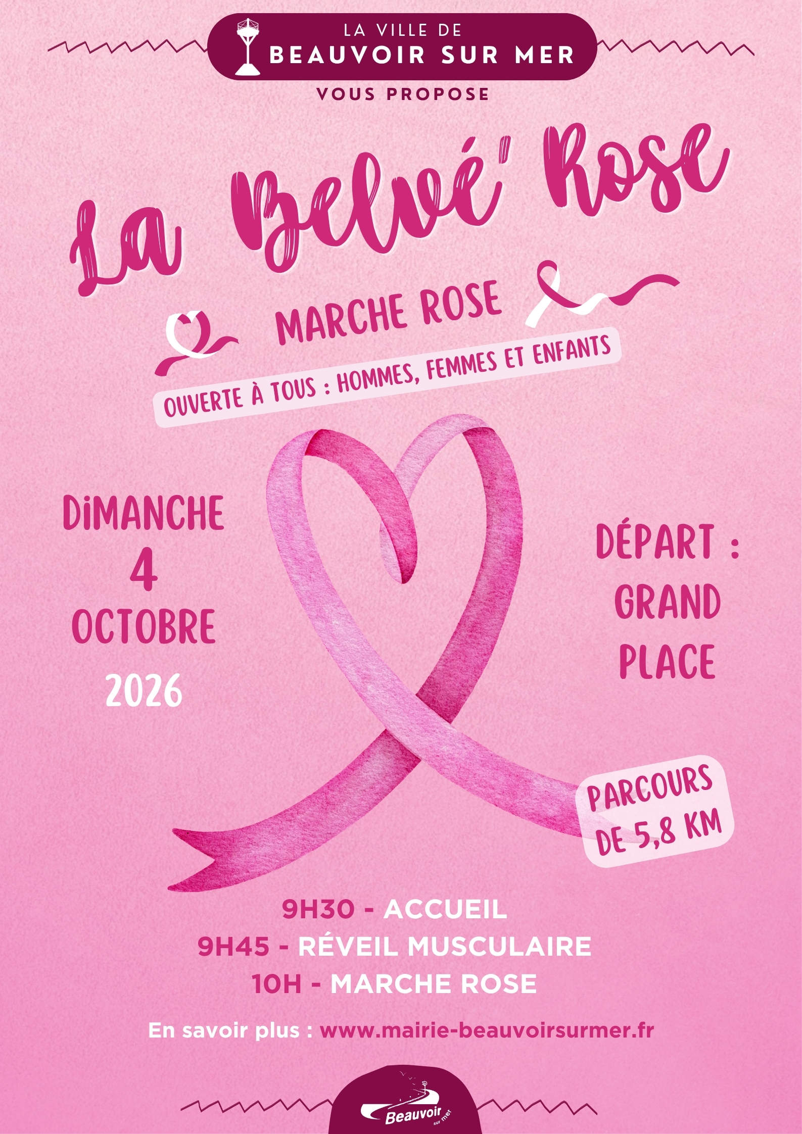 La Belvé'Rose 2026_marche rose