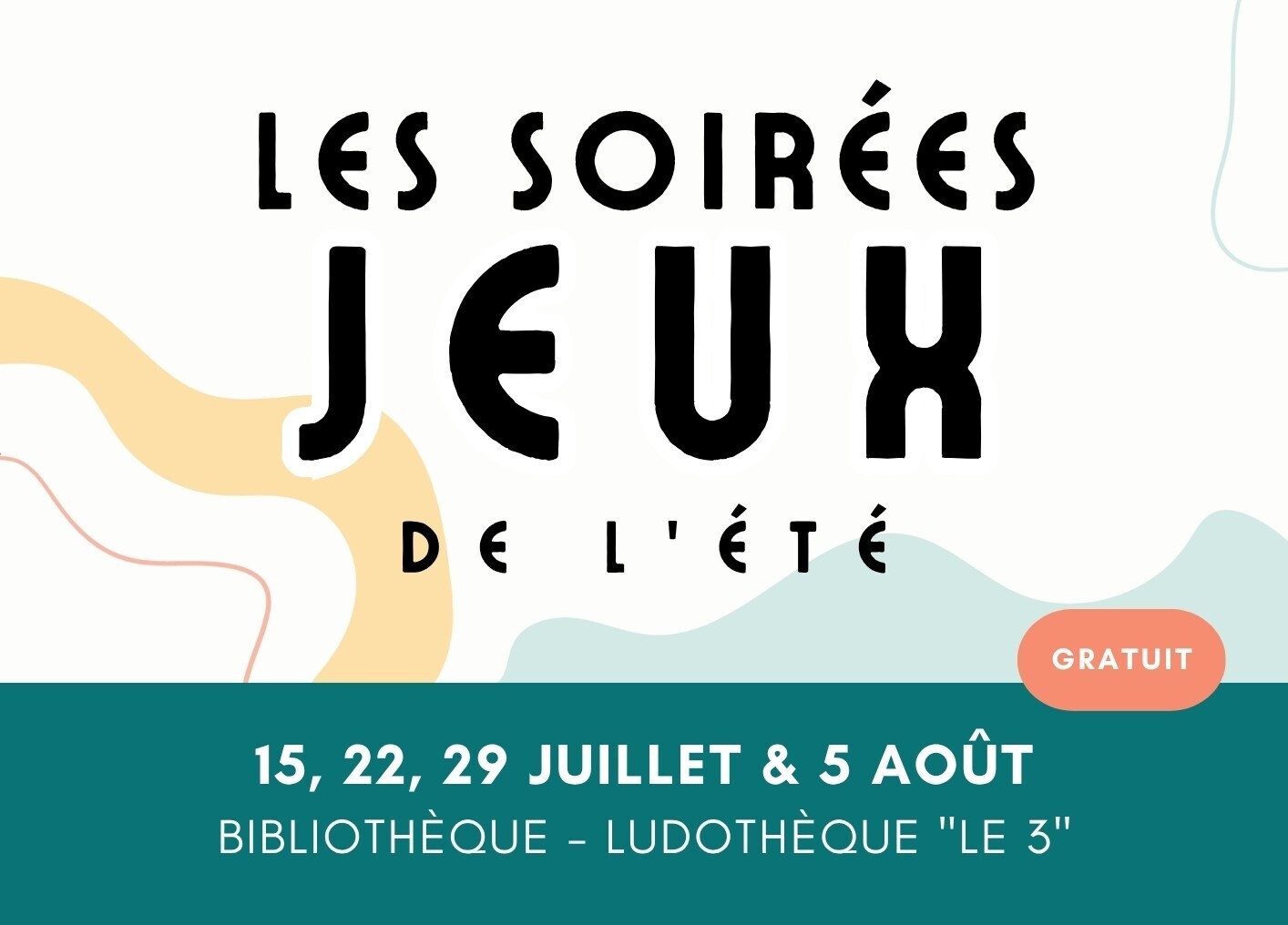 Soirées jeux 2025 bandeau