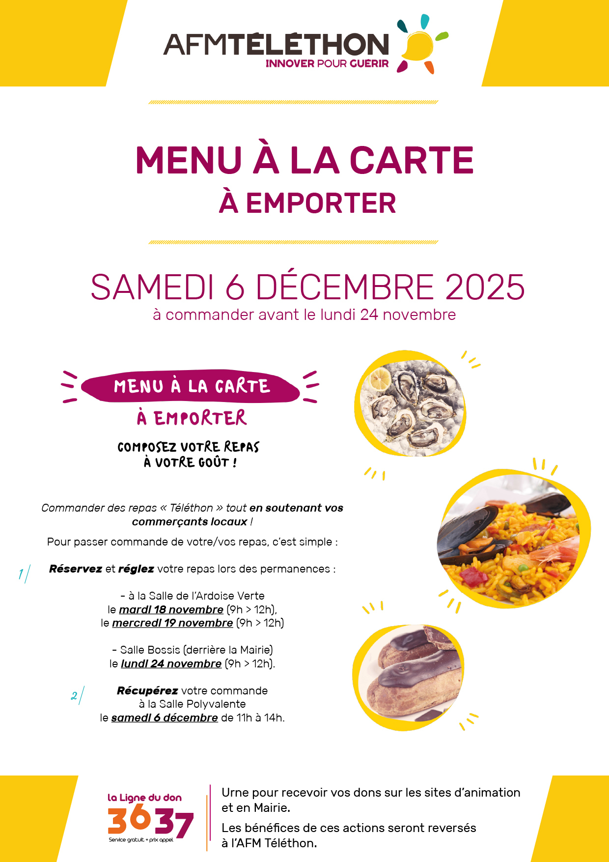 Téléthon 2025_affiche repas à emporter