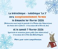 Fermeture except Le 3 - Fêtes du jeu et des bib