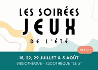 Soirées jeux 2025 bandeau